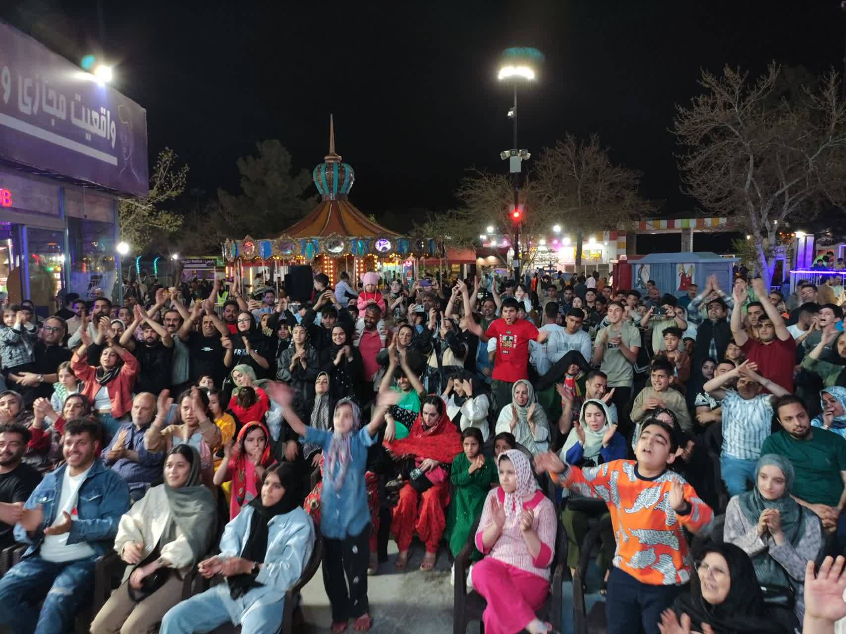 برگزاری جشن عید سعید فطر  در شهربازی بوستان ملت